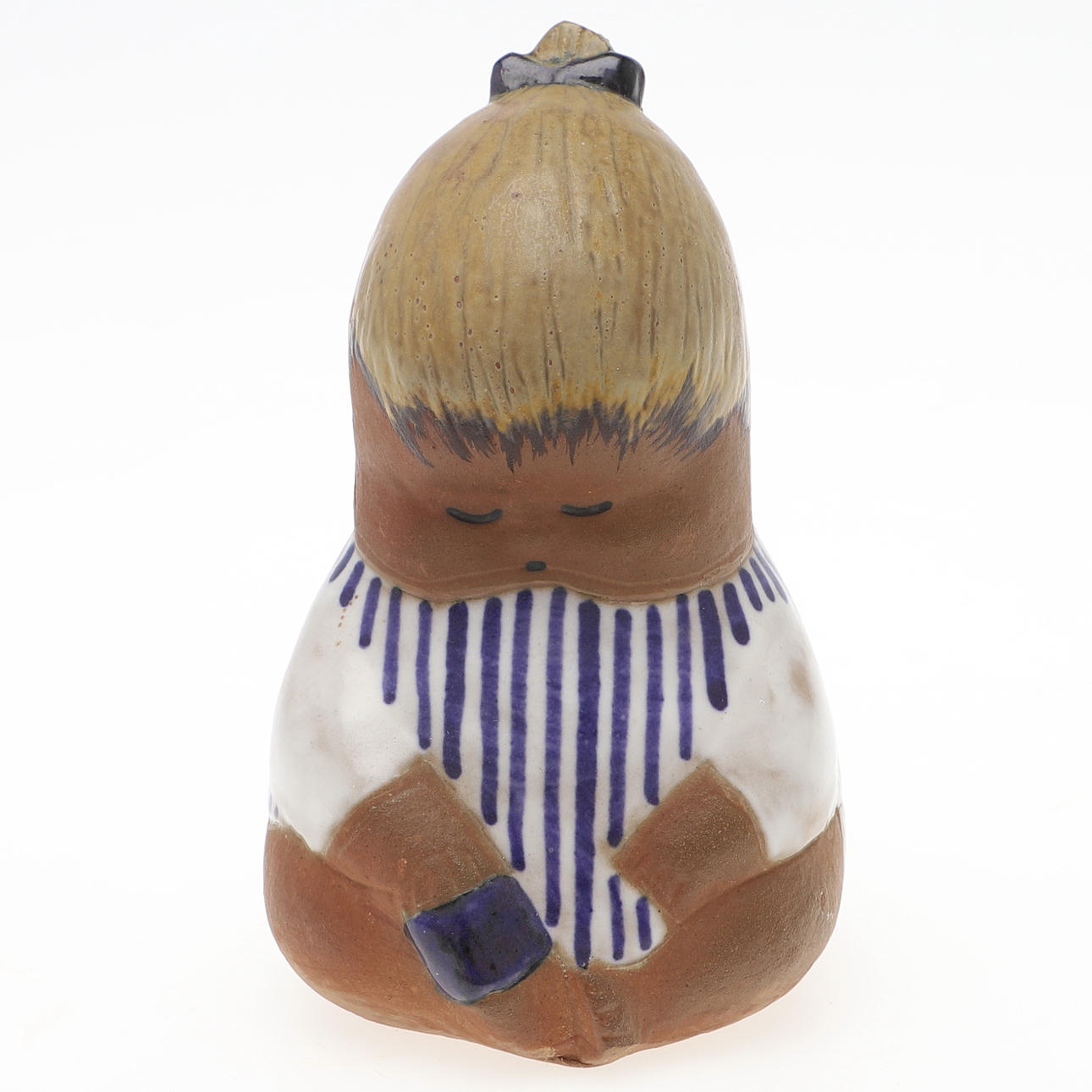 LISA LARSON. Figur, Steinzeug, „Johanna“, Gustavsberg.