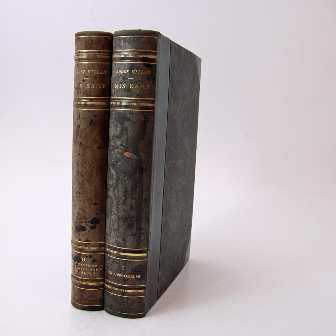 ADOLF HITLER. Min Kamp. Första svenska utgåvan 1934.