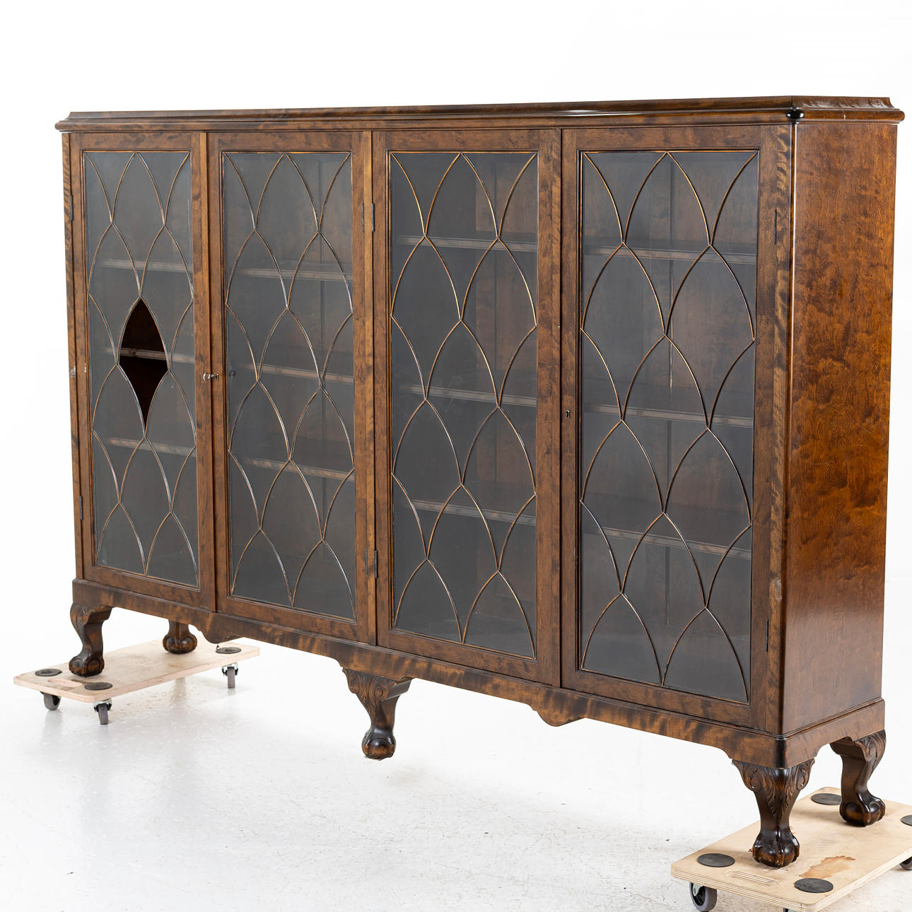 VITRIINI, chippendale-stil, 1900-luvun alkupuoli.