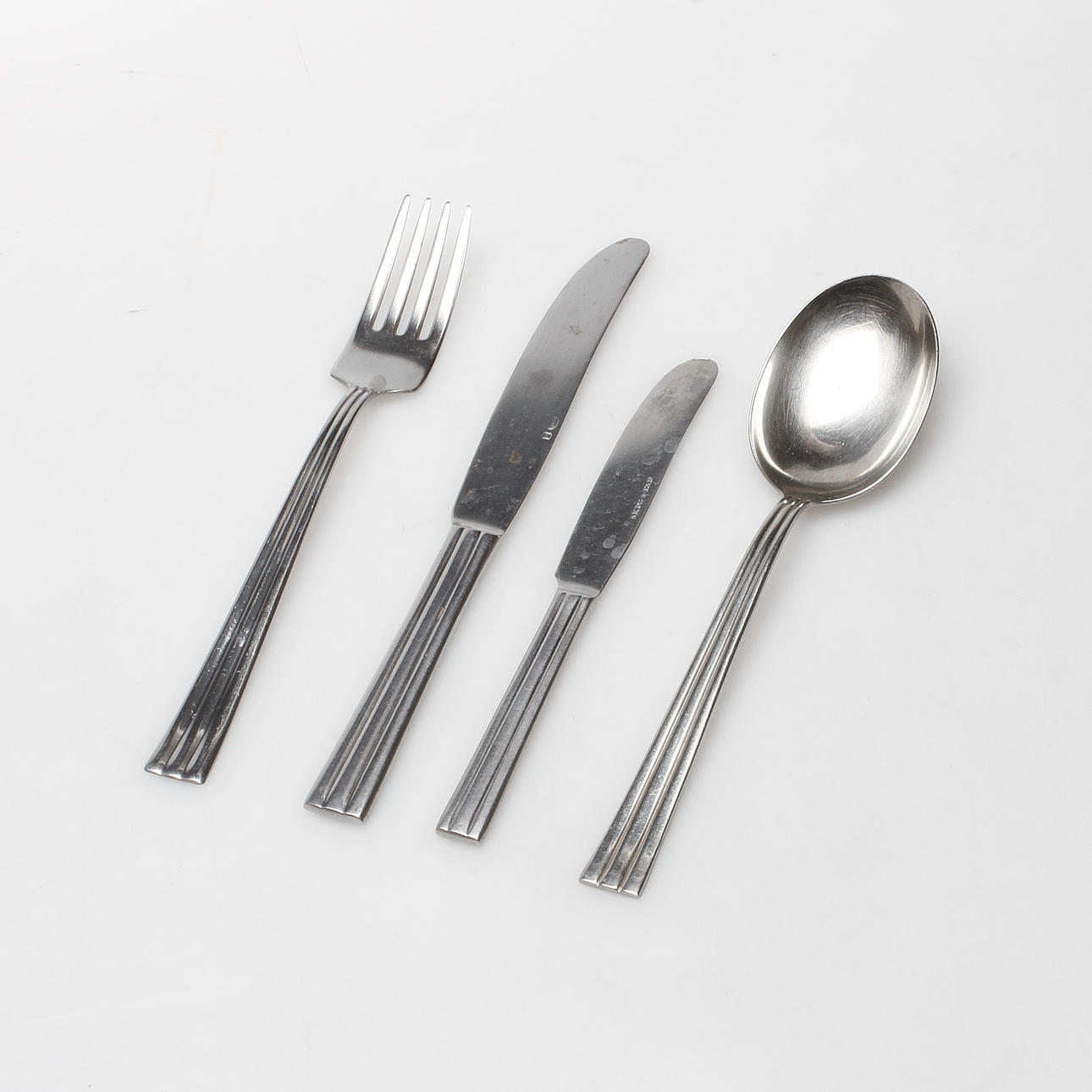 BESTICK, 57 delar, rostfritt stål, "Gense". Folke Arström, Gense.