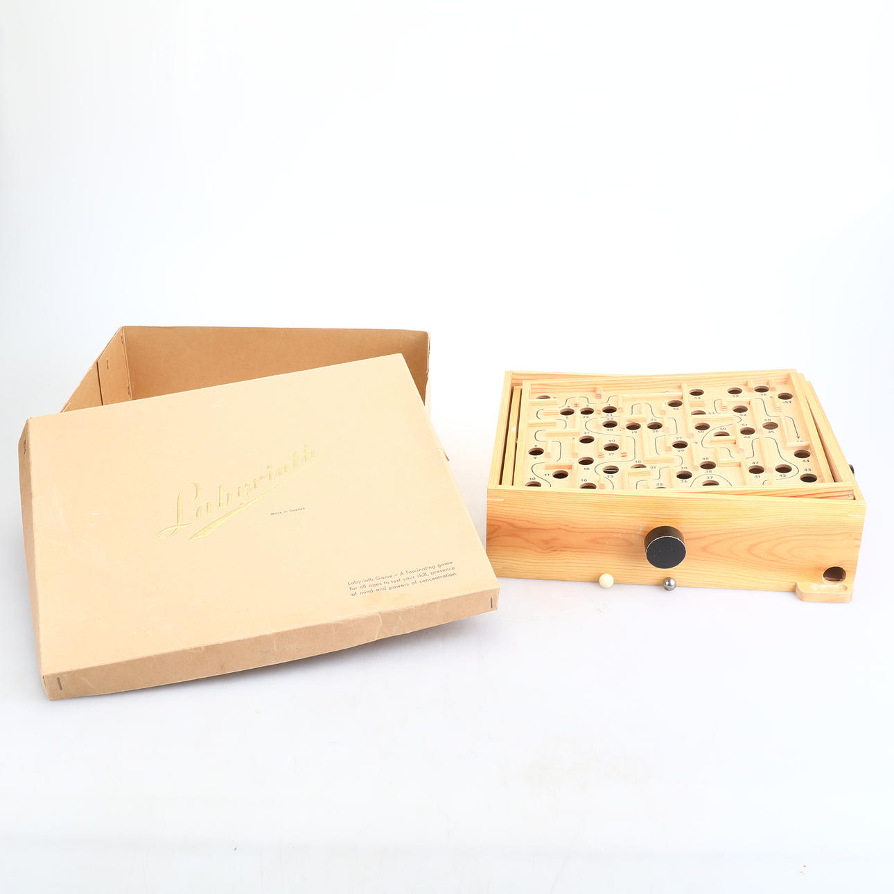 SPEL, "Labyrintspel". Brio. 1900-talets mitt.