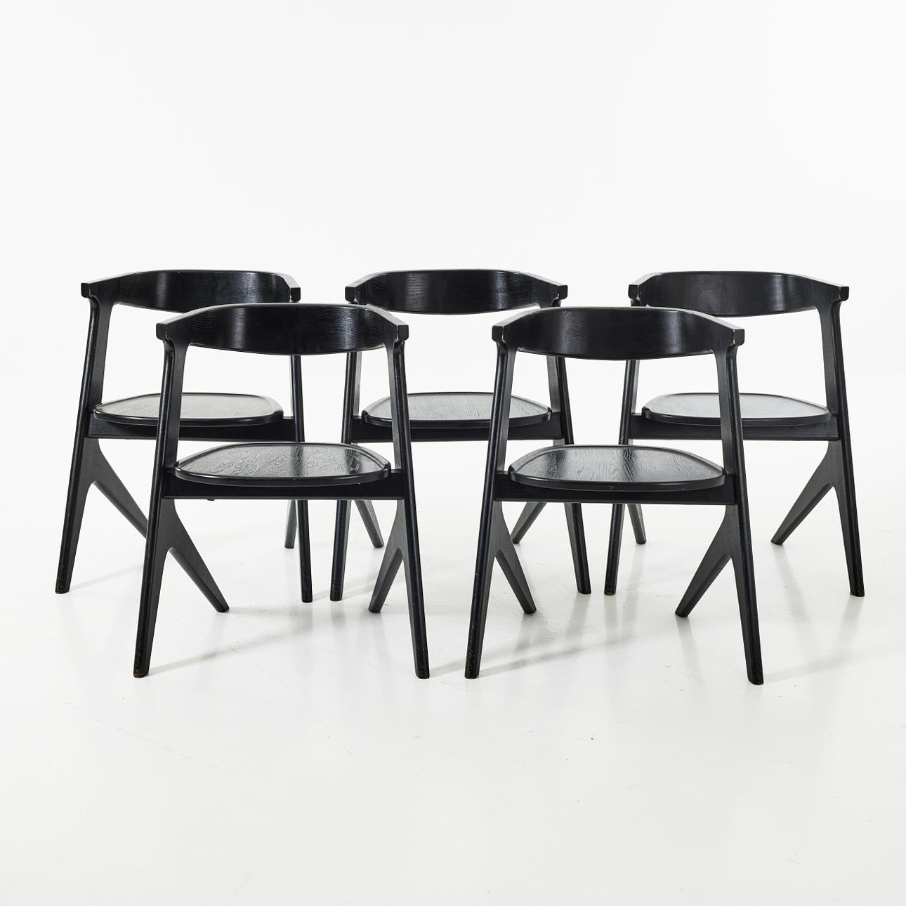 TOM DIXON. STOLAR, "Slab chair", 5 st., samtida.