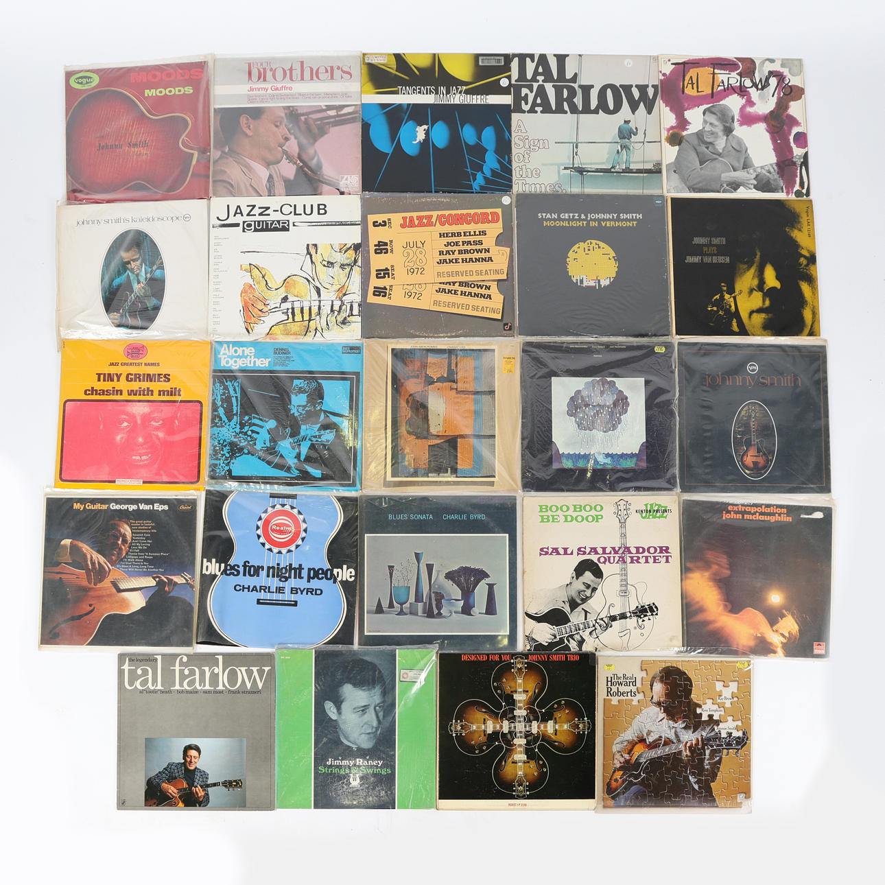 GUITARRISTAS DE JAZZ EN VINILO.