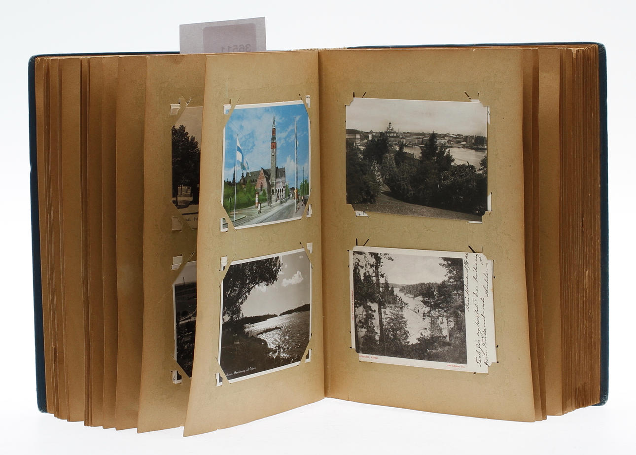 BREFKORTSALBUM, jugend, tidigt 1900-tal, VYKORT, ca 200 st.