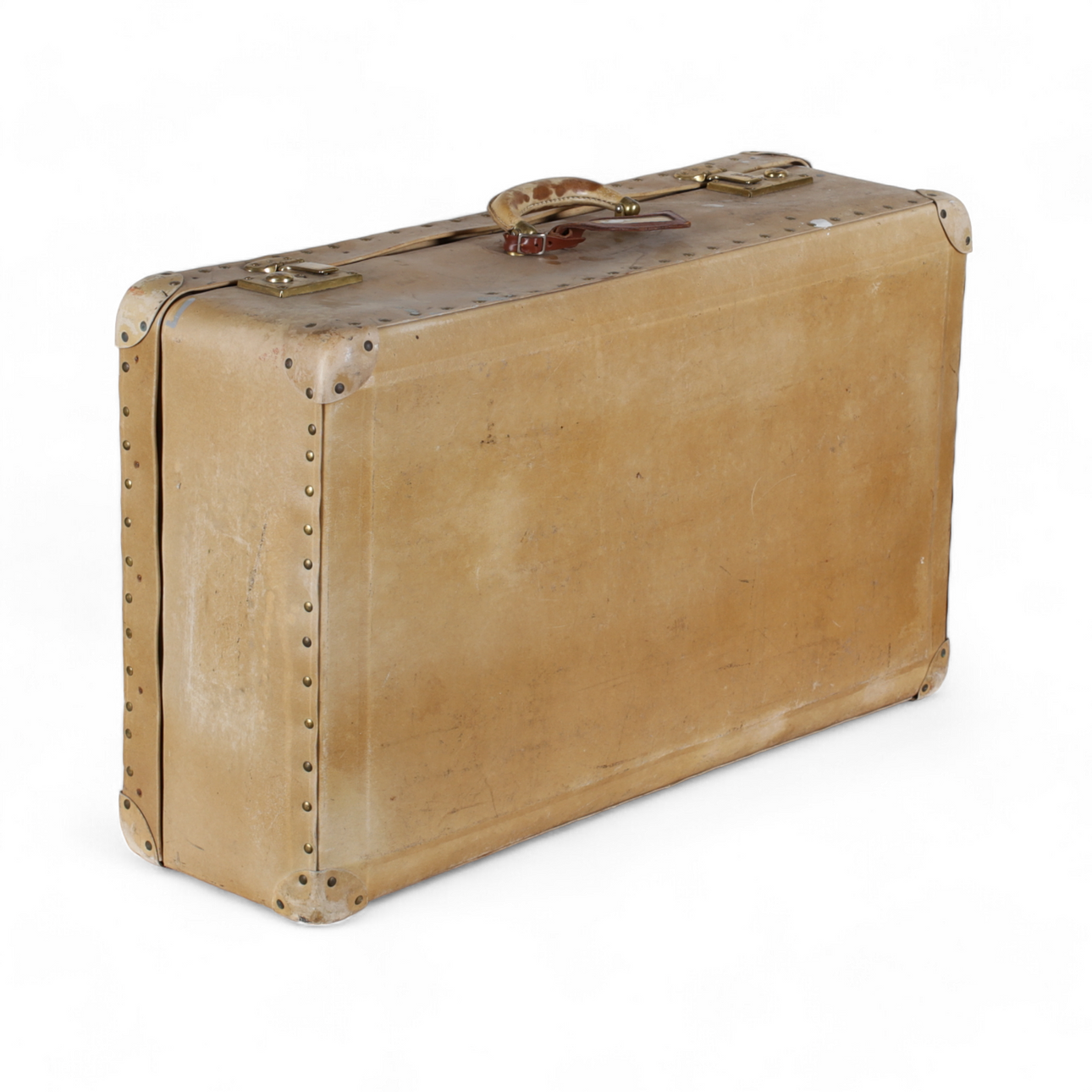 RESVÄSKA, mönstrad papp, 1900-talets första hälft.