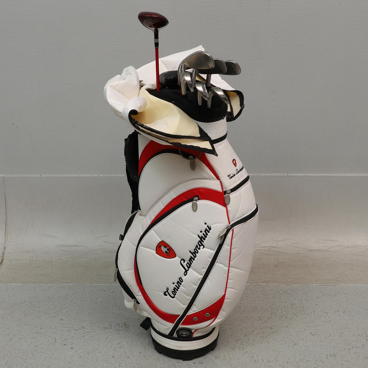 GOLFSET, Tonino Lamborghini, P-4, putter och spoon.