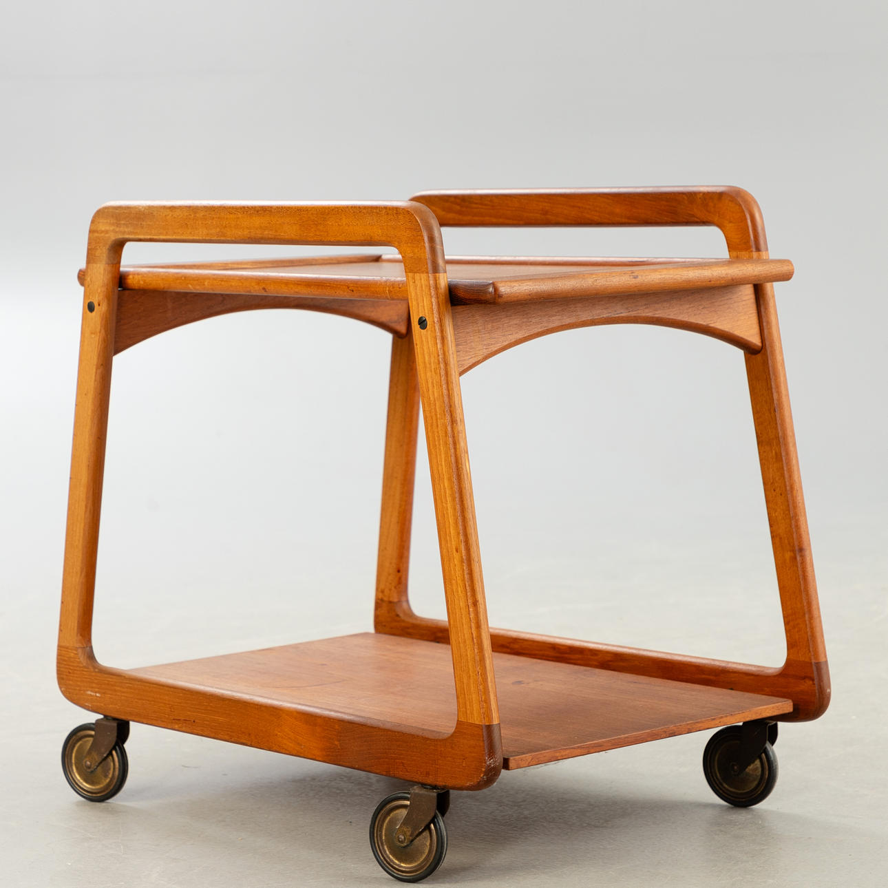 Tea trolleys/serving trolleys. Denmark, 1960s.