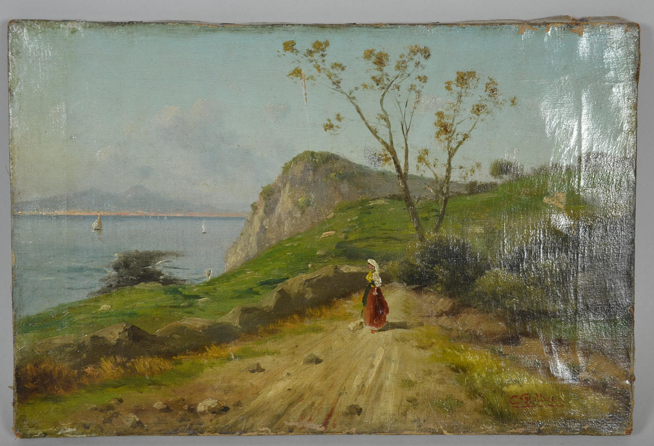 OLJEMÅLNING 19TH CENTURY BETECKNAR C. ROTTMANN.