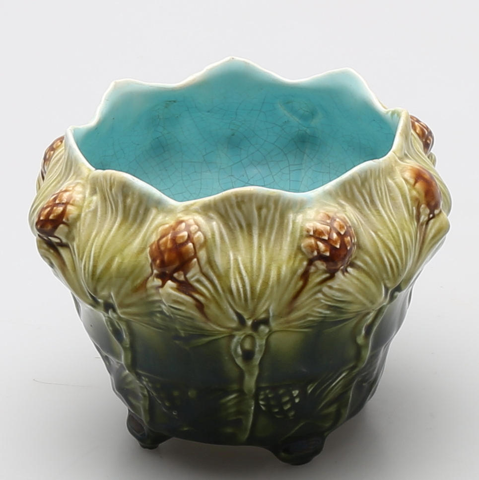 YTTERFODER, majolika. Rörstrand Jugend ca 1900.