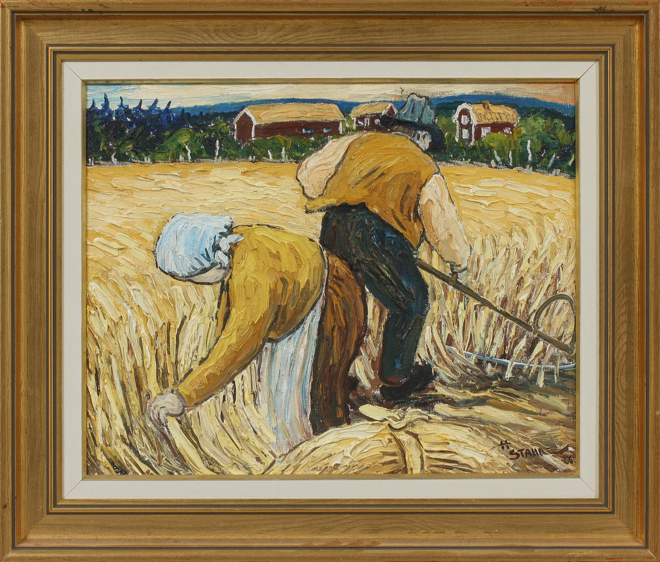 HÅKAN STAHRE. olja på duk, sign o dat -86.