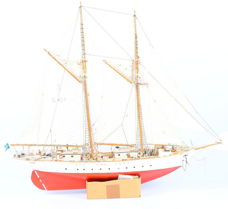 FARTYGSMODELL, Gladan, 1900-talets första hälft.