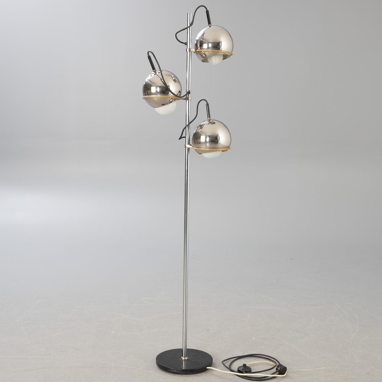 Space Age Kugel Stehleuchte, 1960/70er Jahre.