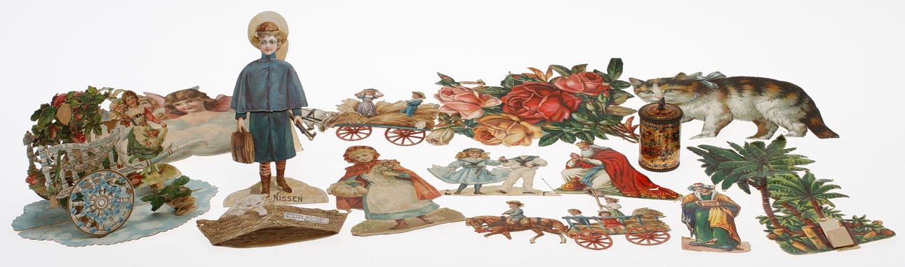 REKLAM, bl.a. Nissen, AB Carl G. Petterssons konfektfabrik Stockholm, 1900-talets första fjärdedel.