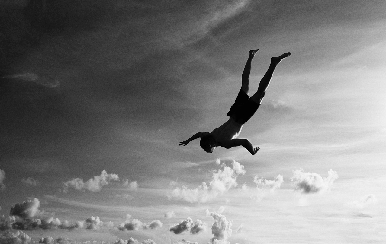 BJÖRN TERRING. "Free falling No 2" Archival Pigment Print. Signerad. Edition 2/5.