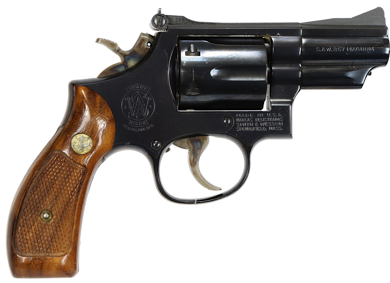 REVOLVER, fabrikat Smith & Wesson, modell 19-3, kaliber .357 Magnum ...