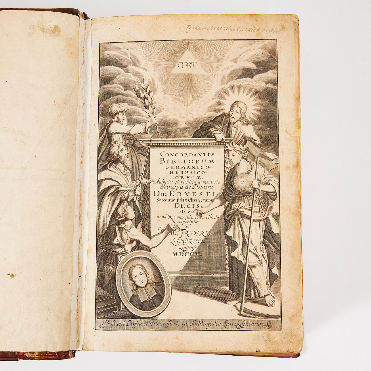 GERMAN-HEBREW CONCORDANCE, 1705.