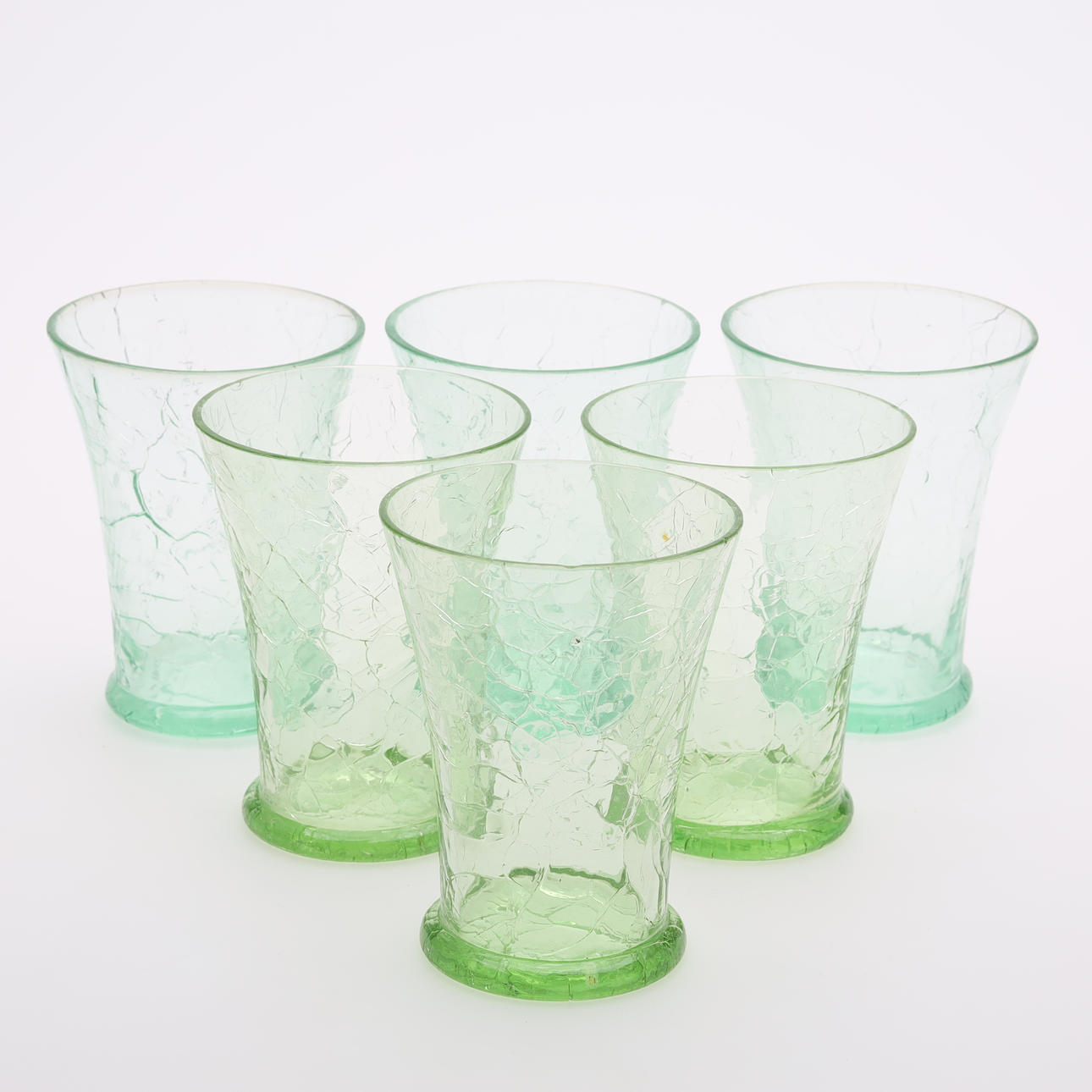 VIDRIO, 6 piezas, «skansen».