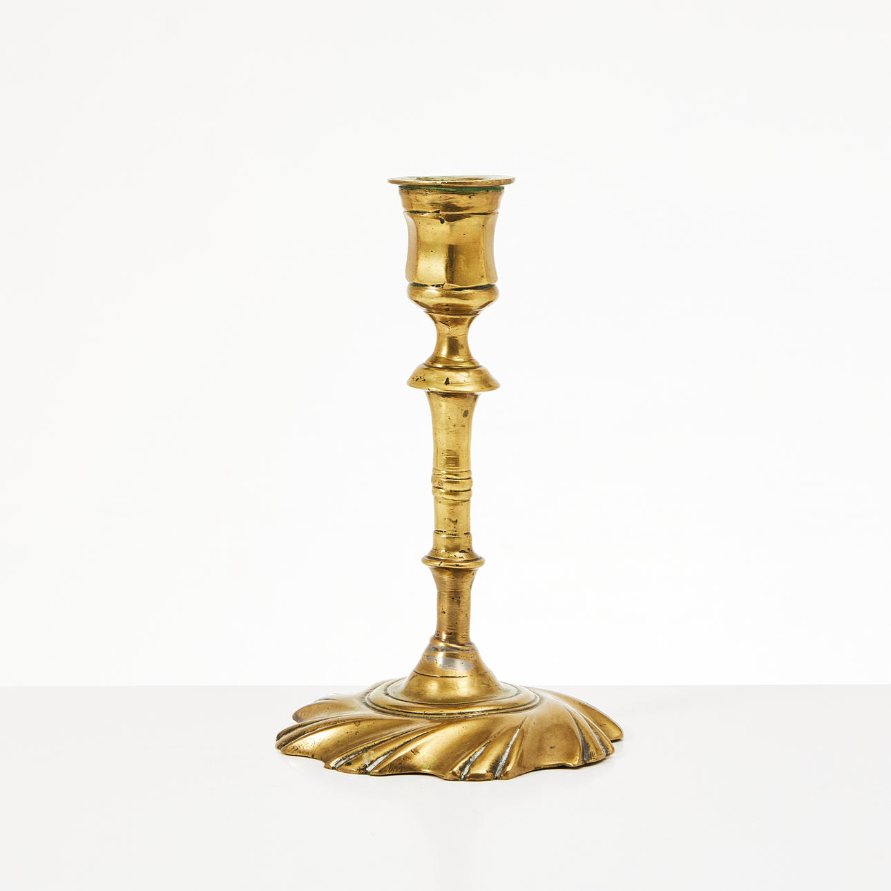 LYSESTAGE, messing, 1700-tallet.