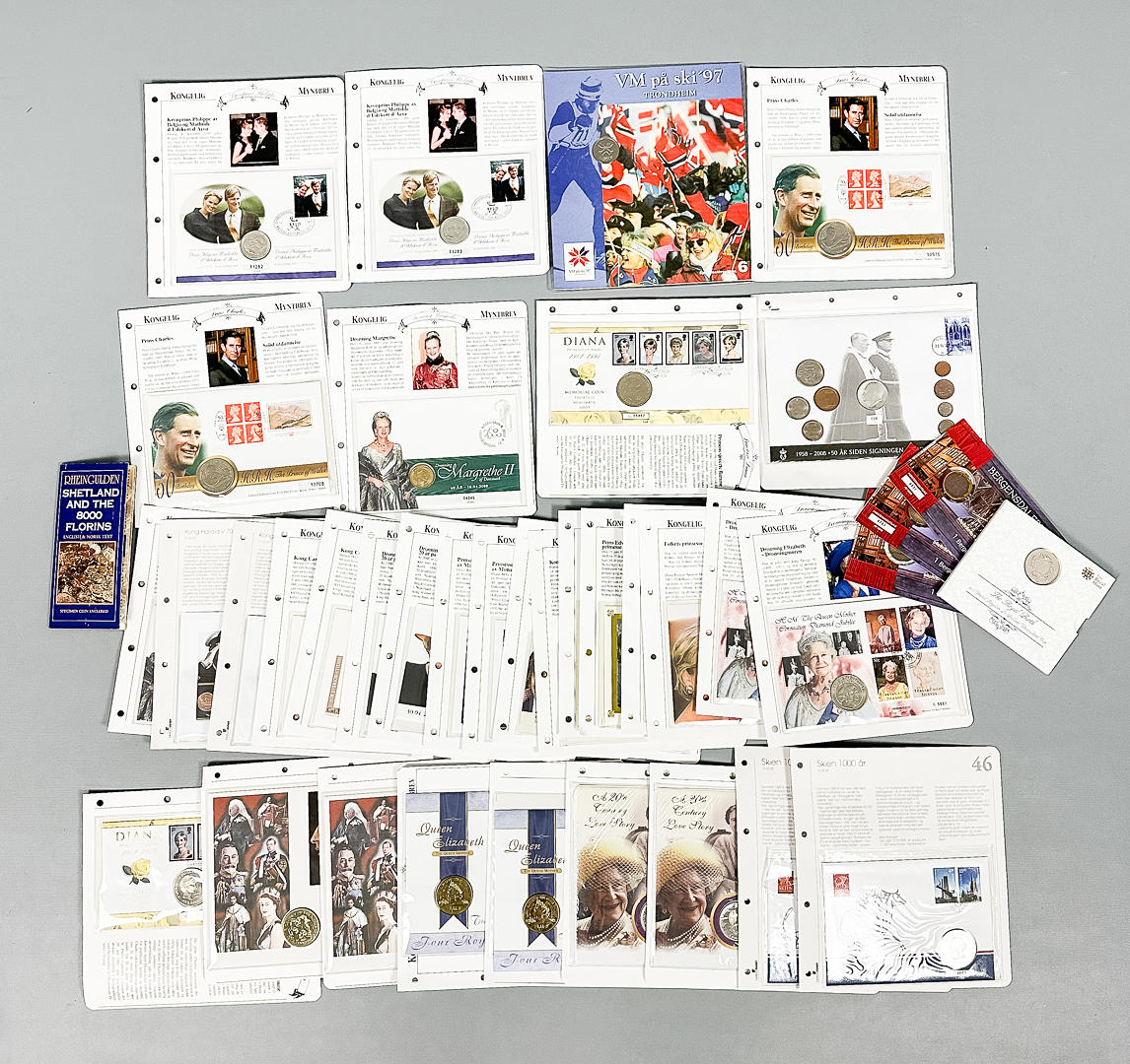 MÜNZEN & MÜNZBUCHSTABEN, teilweise Silber.