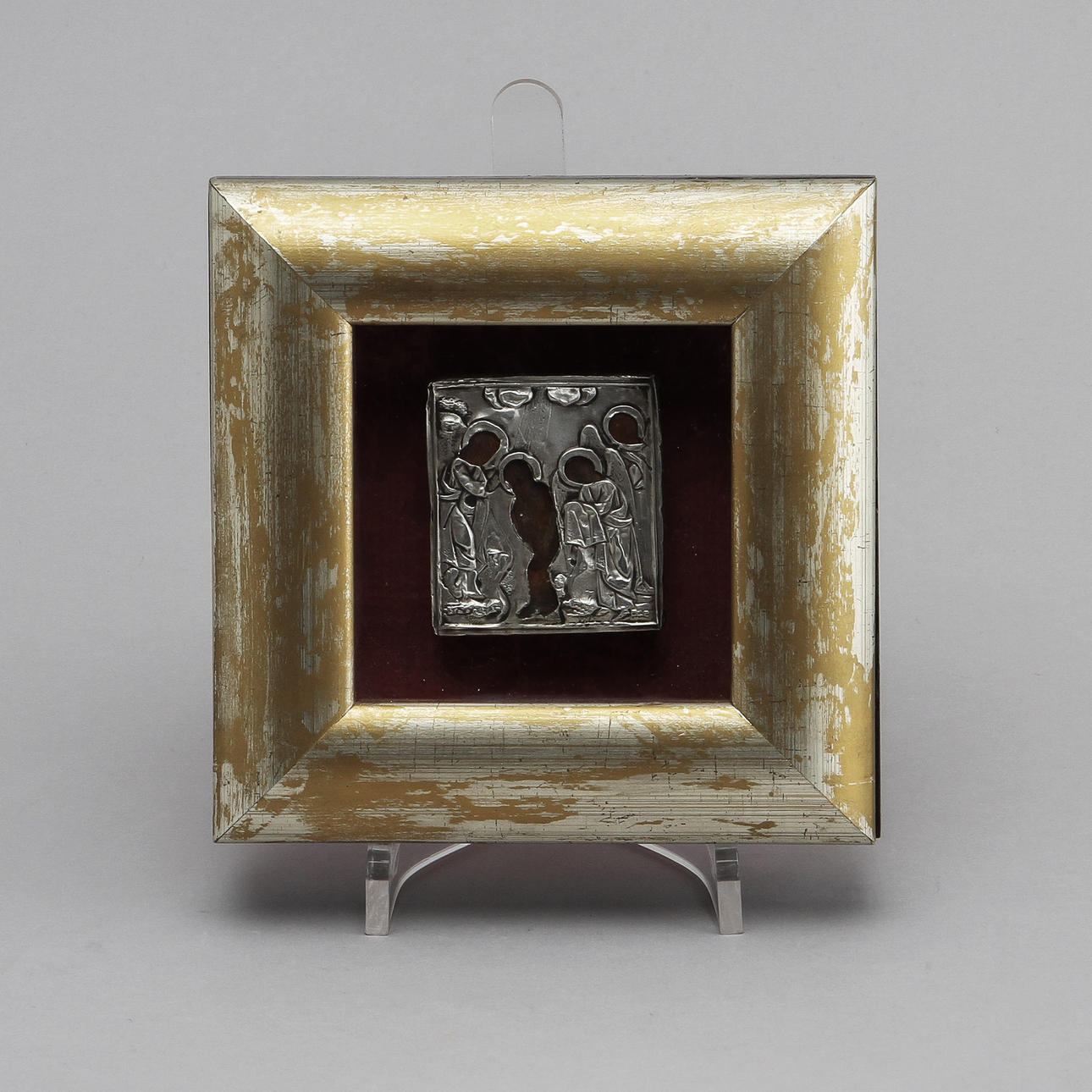 IKON, silverrizza, miniatyr, Ryssland.