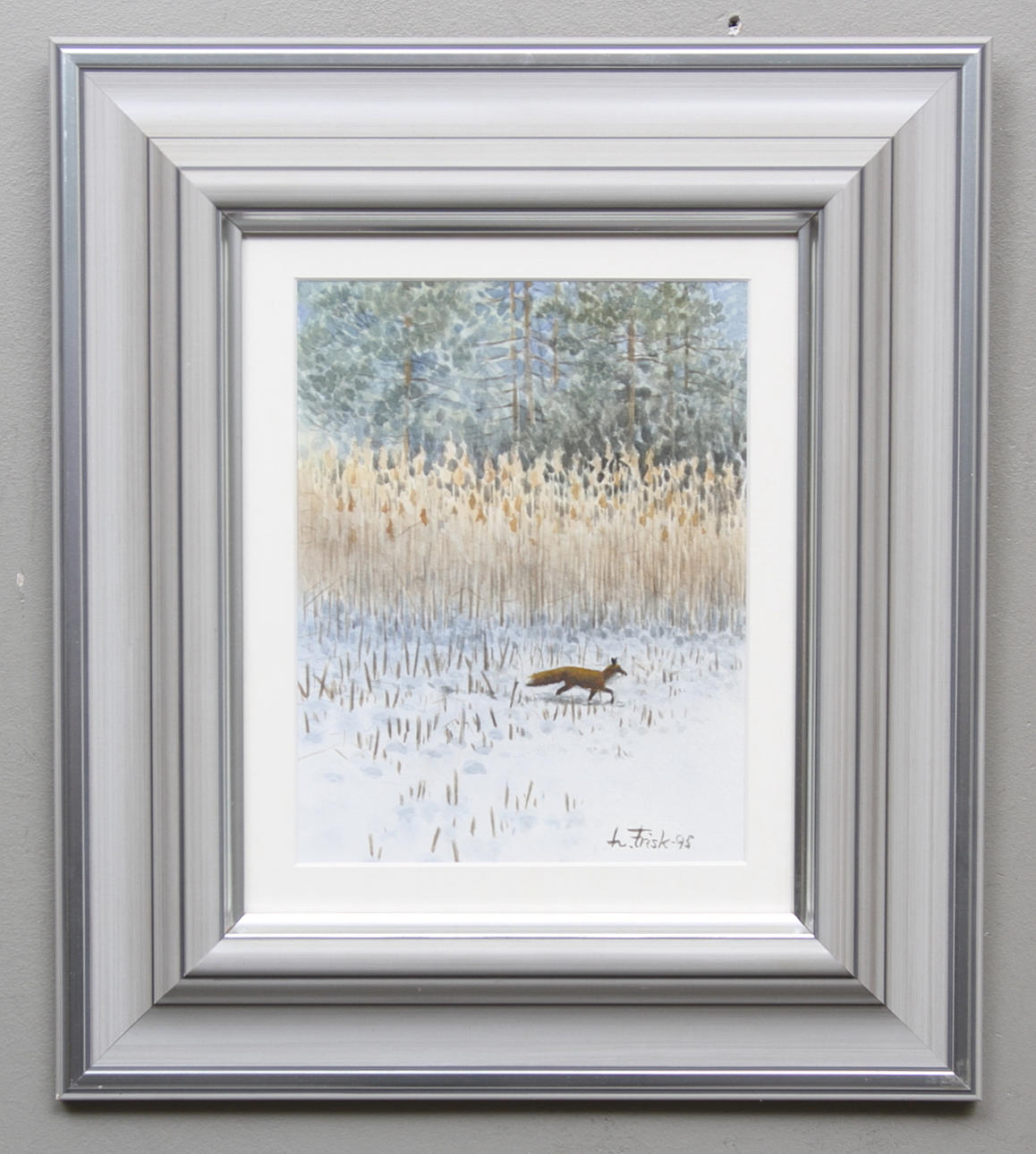 LENNART FRISK. Akvarell. signerad och daterad -95.