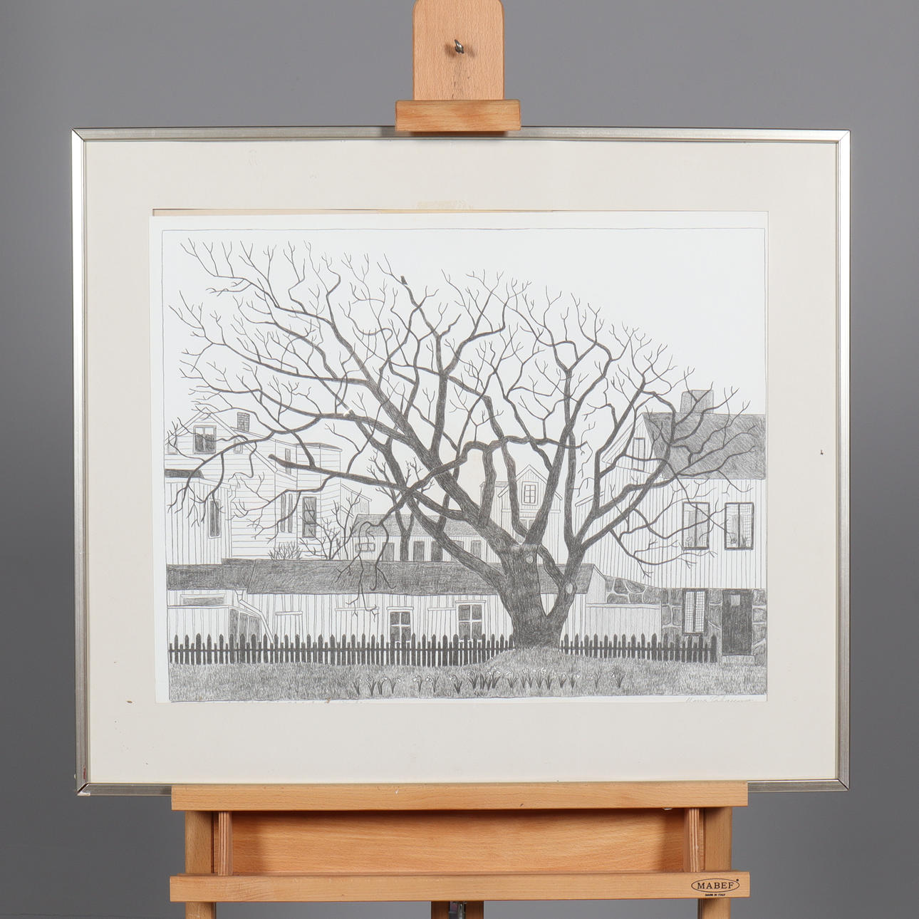 MONA JOHANSSON. LITOGRAFI, signeret.