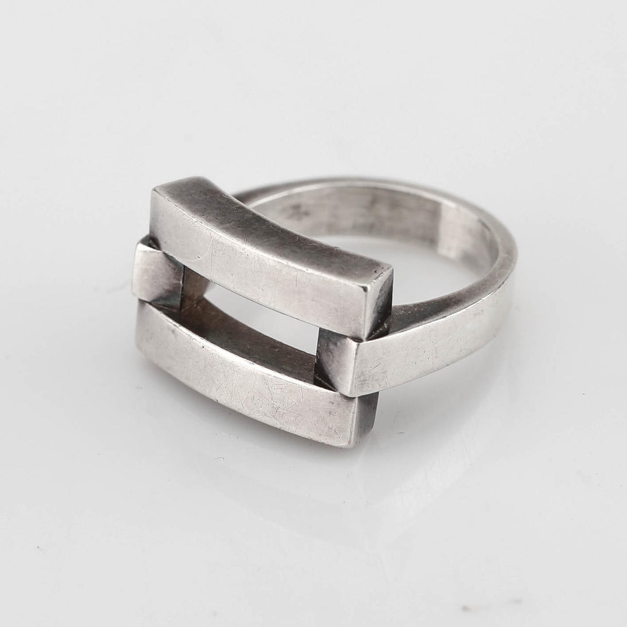 ELON ARENHILL. Ring, sterling silver, Malmö 1985.