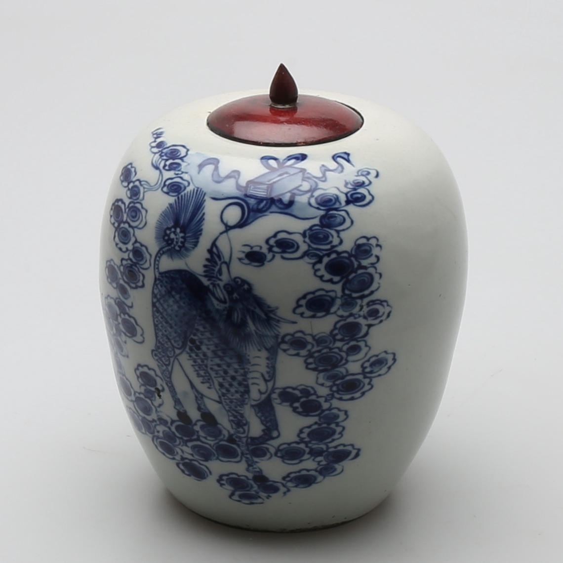 KRUKA, porslin Kina 1800-tal.