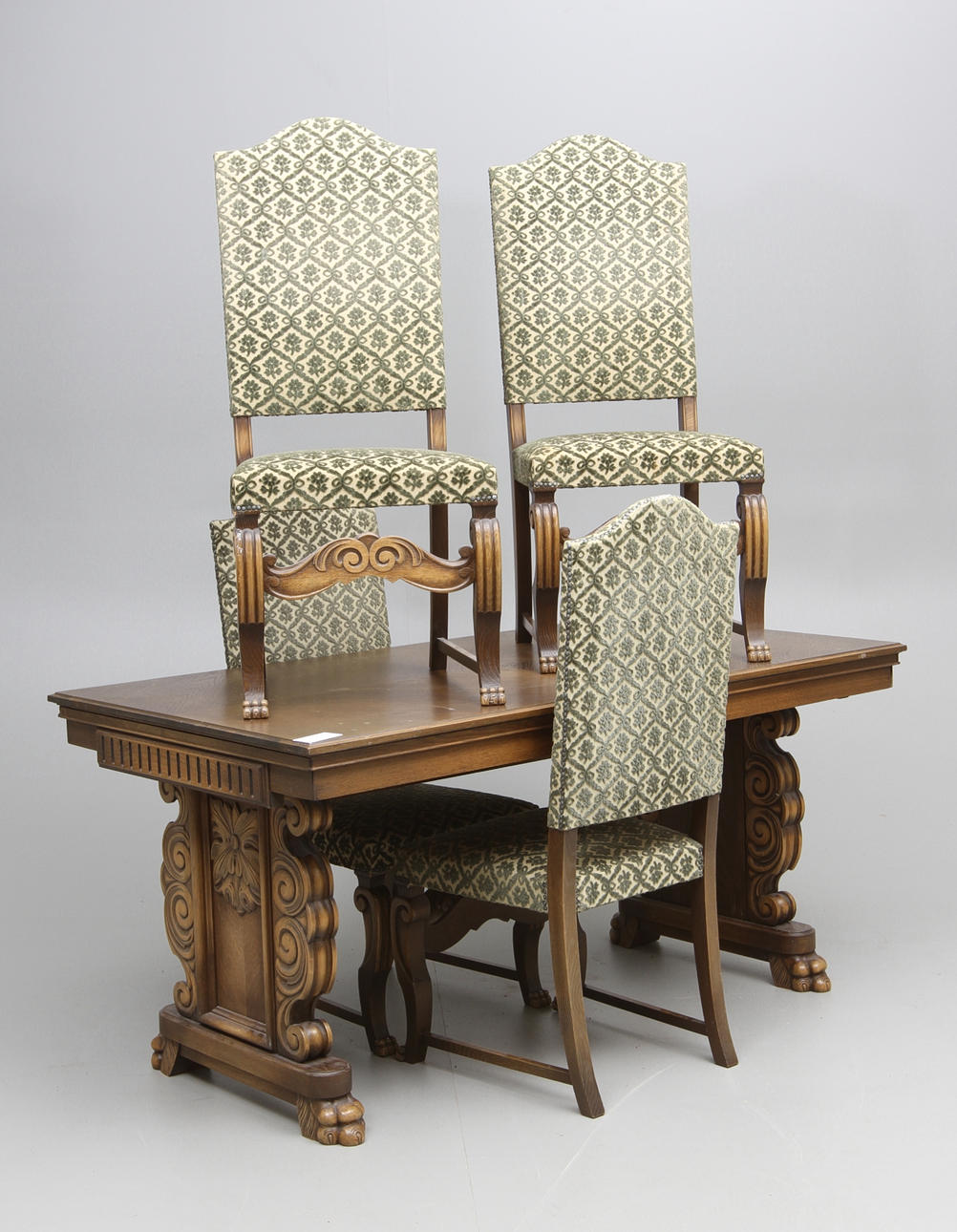 MATSALSMÖBEL, ek 5 delar 1940-tal.