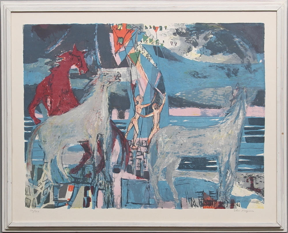 ELSE HAGEN. Litografi. Signerad och numrerad 116/260.