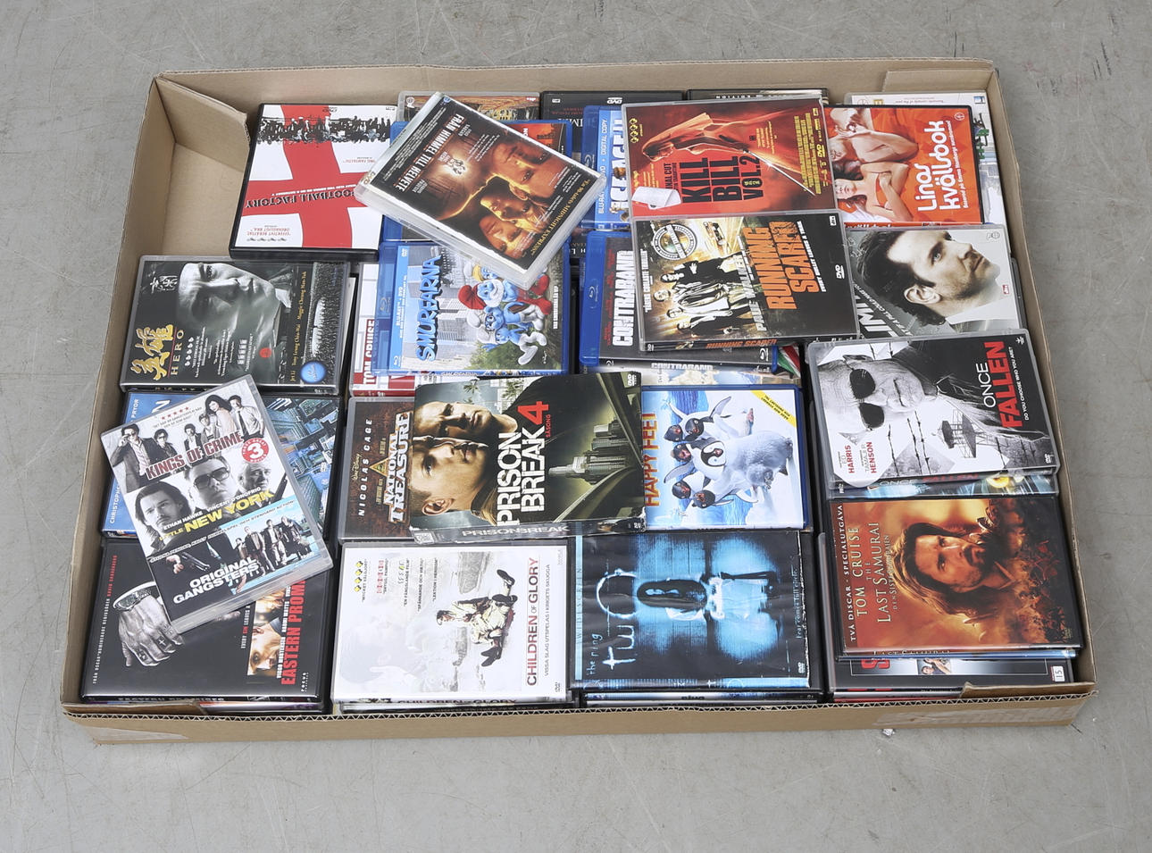 PARTI BLUERAY samr DVD FILMER, ca 100 st.