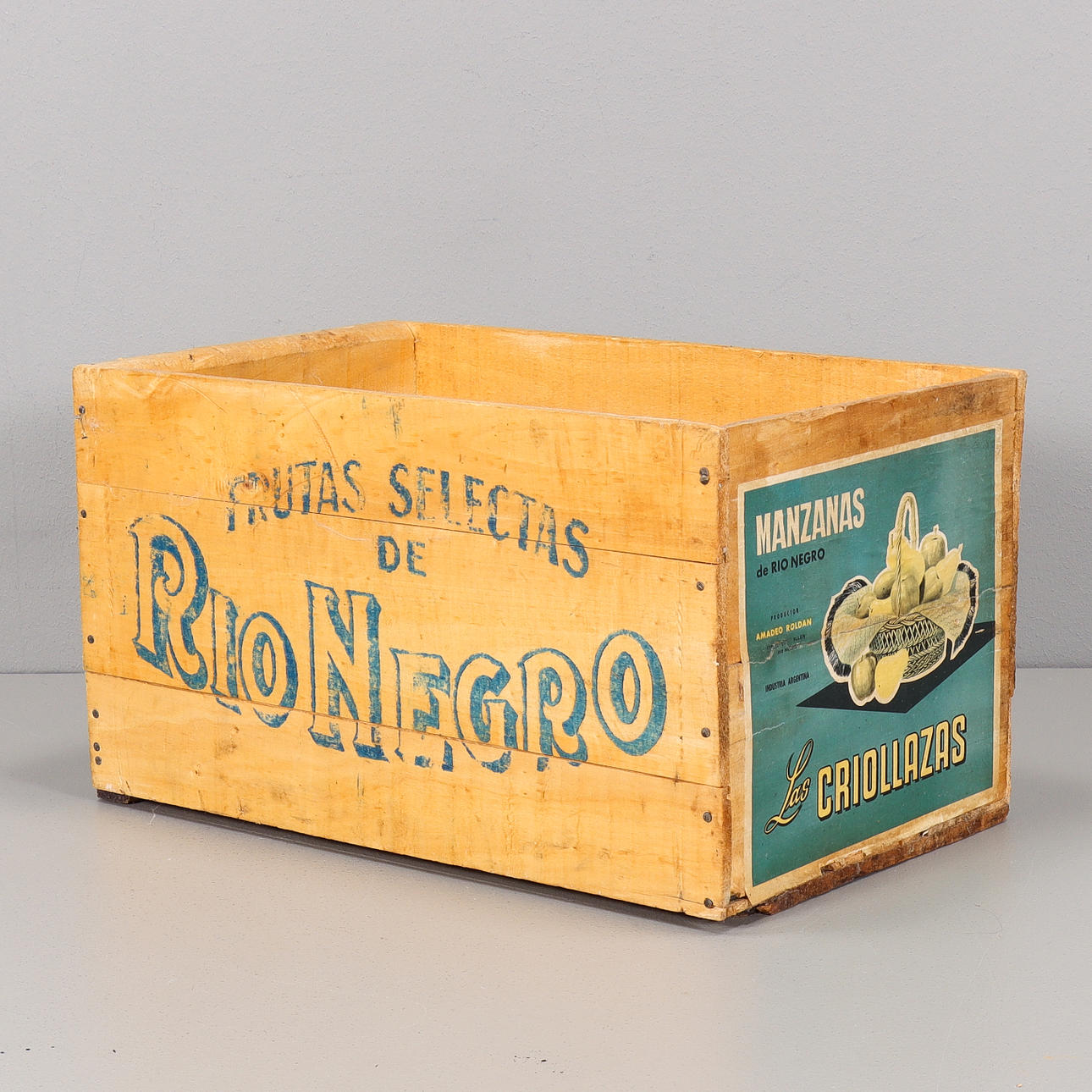 FRUKTLÅDA trä, Rio Negro.