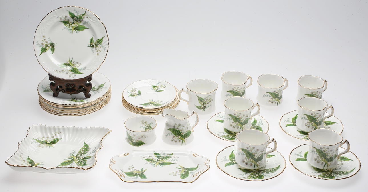 KAFFESERVIS, 29 delar, Hammersley, England.