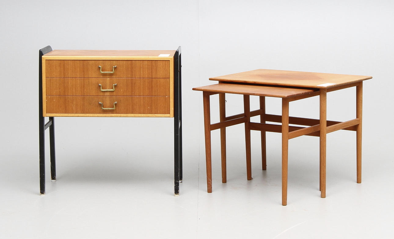 HALLBORD samt satsbord 1960-tal.