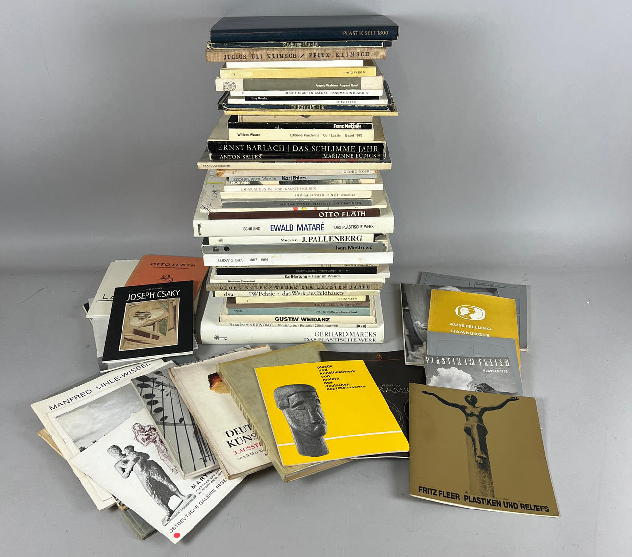 KONVOLUT BÜCHER BILDHAUER (64).