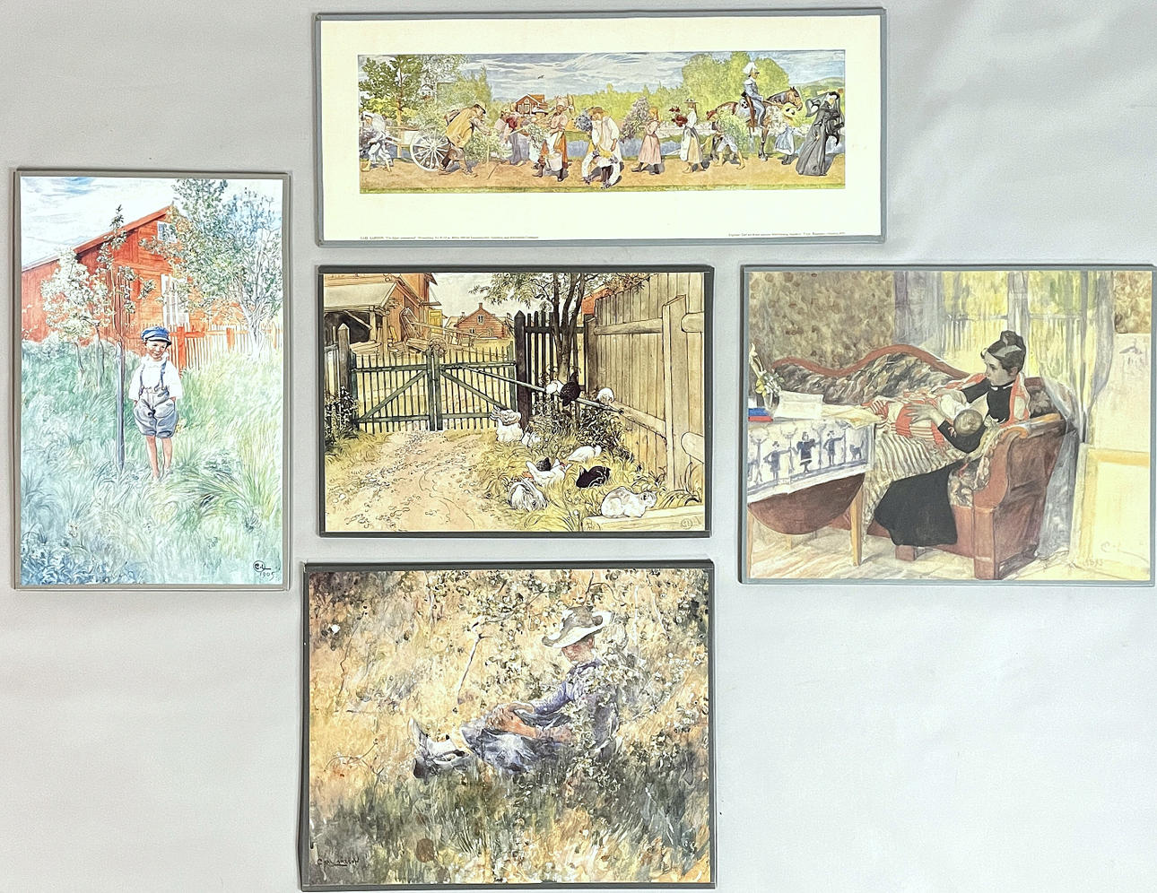 CARL LARSSON. EFTER. TRYCK, 5 st.