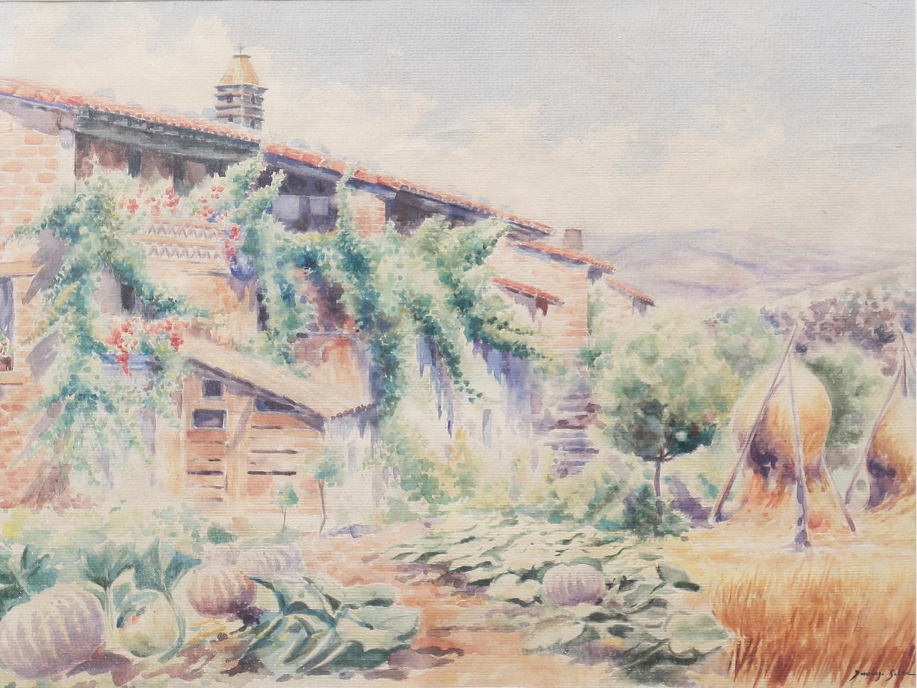 DOMINGO SOLER. Vista rural.