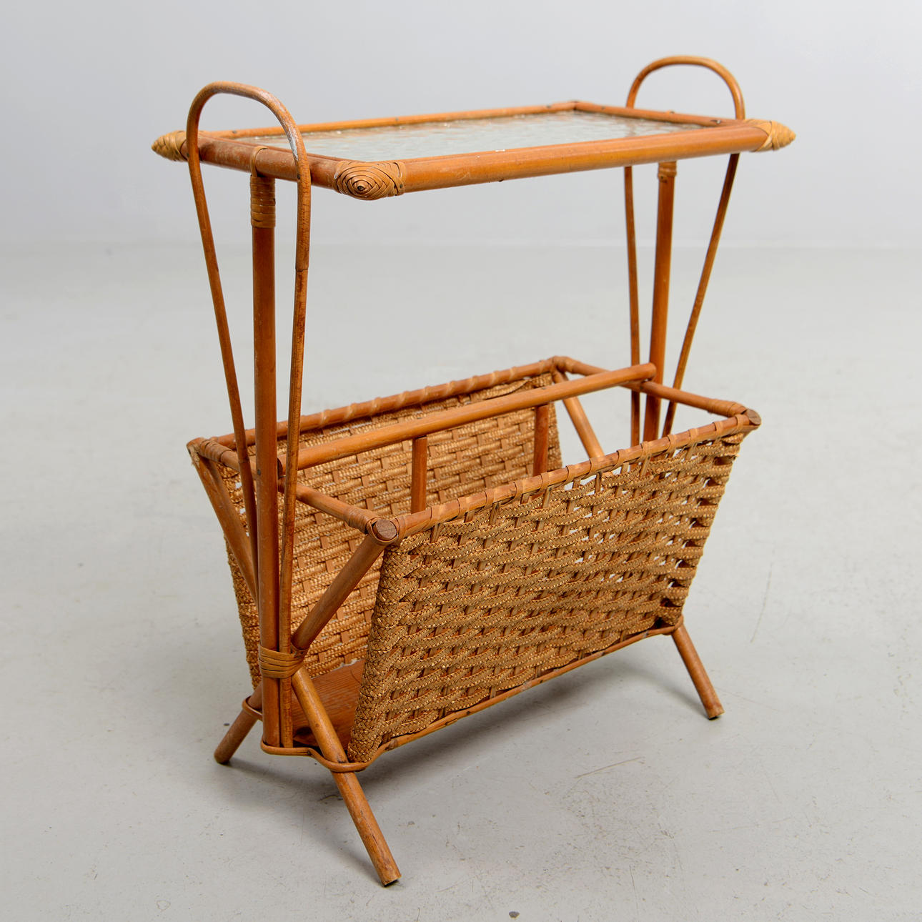 LEHTITELINE, rottinki, 1950-60-luku.