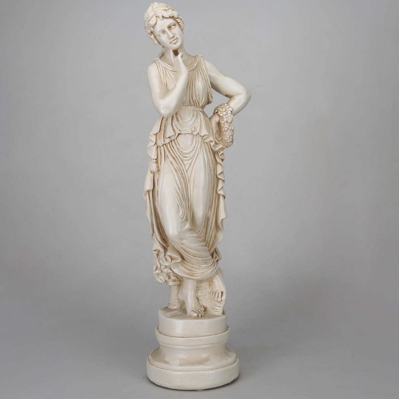 OKÄND KONSTNÄR. Skulptur, Nåde, Kunstmasse.