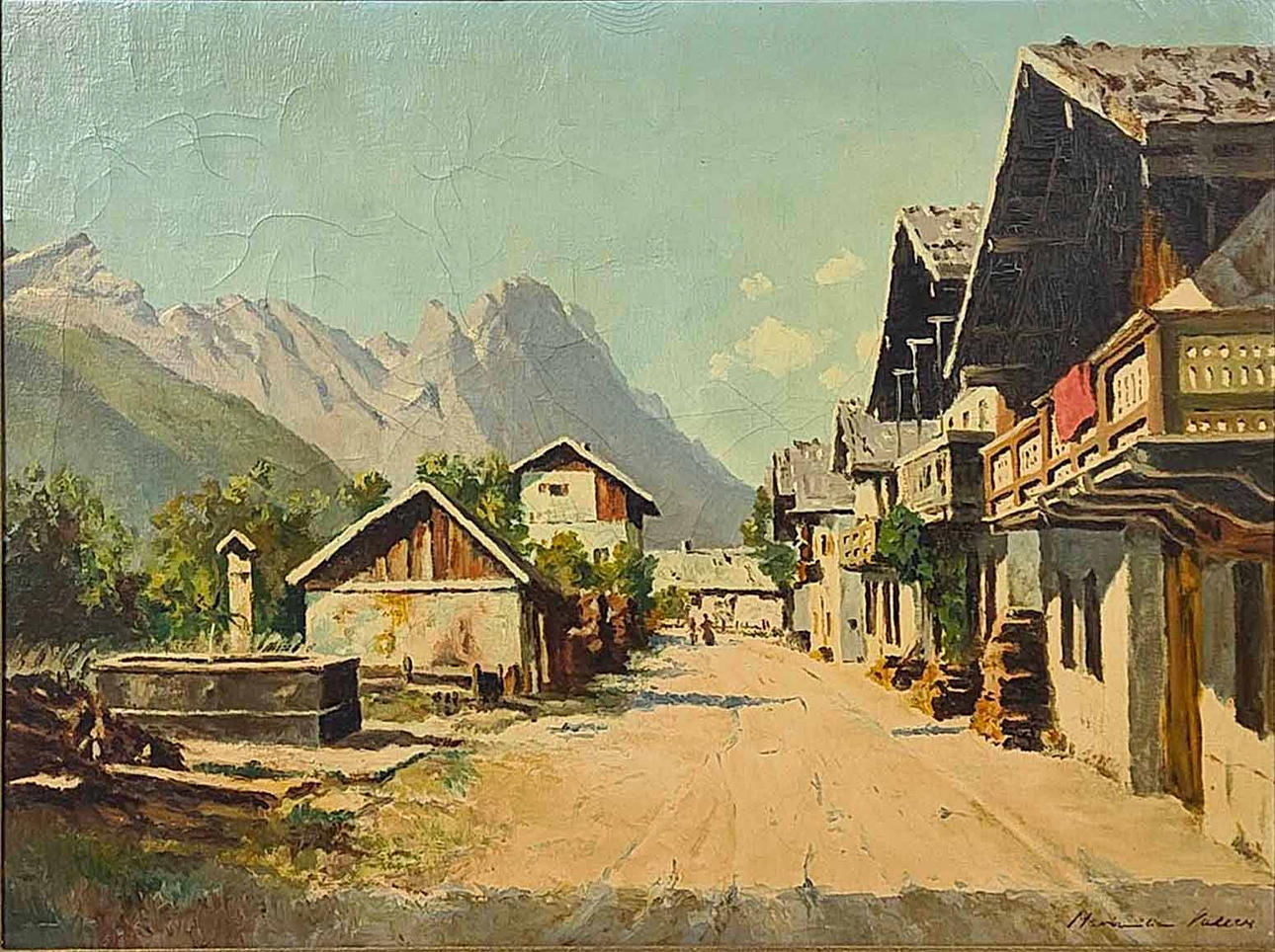 FRÜHLINGSTRASSE IN GARMISCH, Keller, Maximilian.
