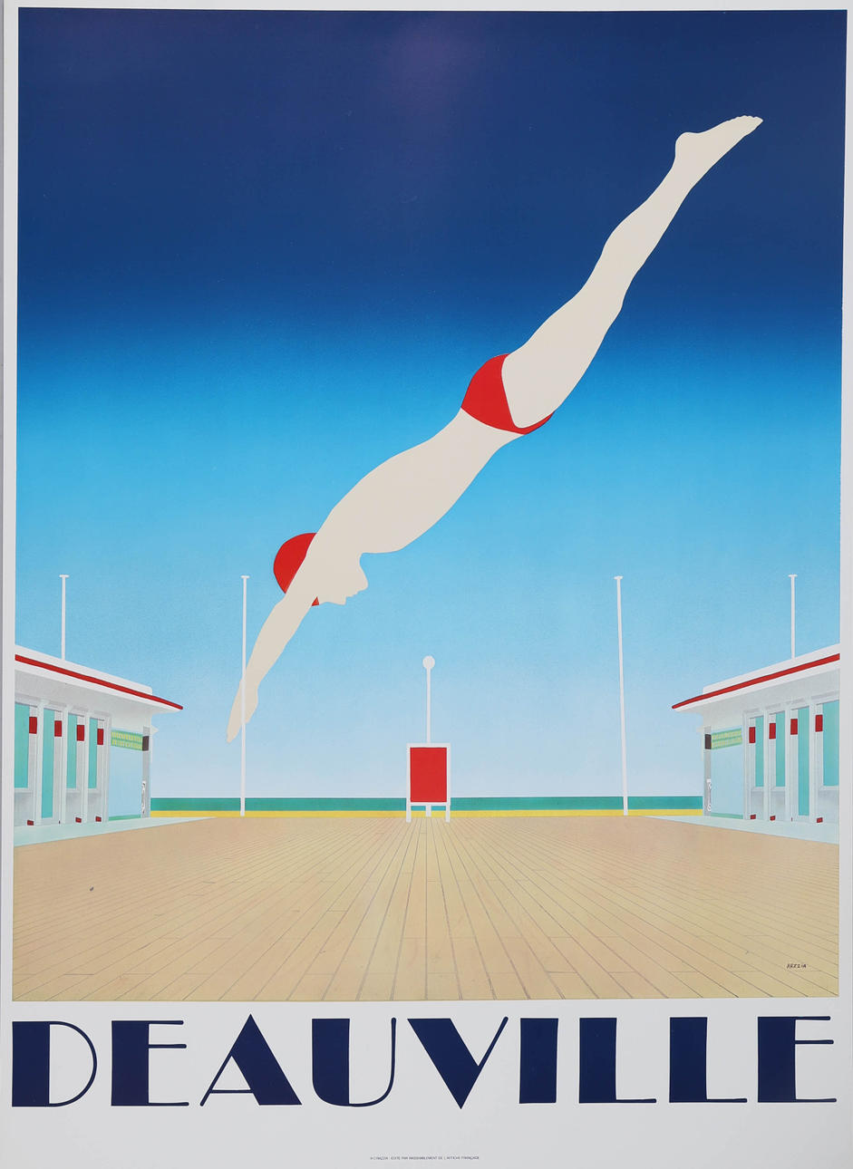 AFFISCH, Deauville, 1980-tal.