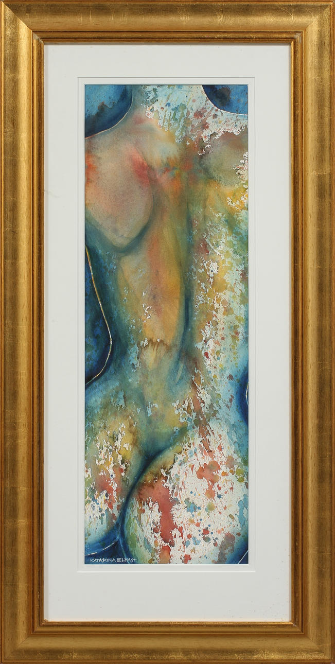 KATARINA ELFAST. blandteknik, sign.