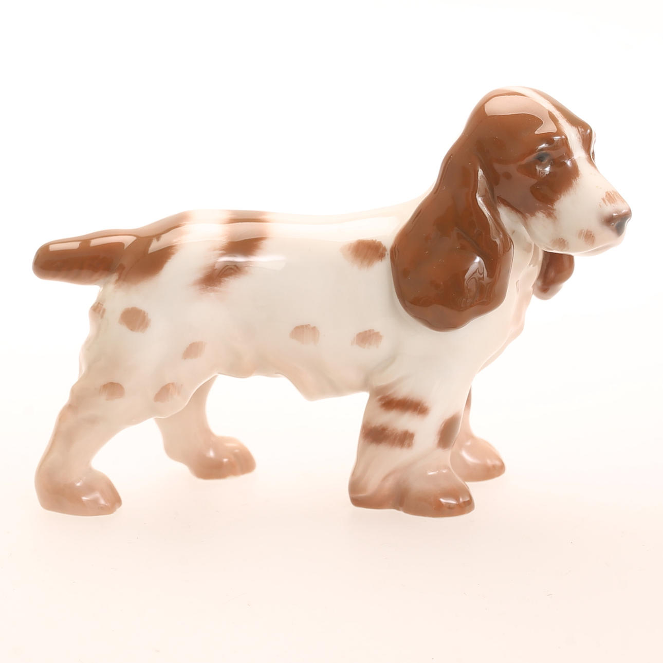 A porcelain figurine, B & G, Denmark.