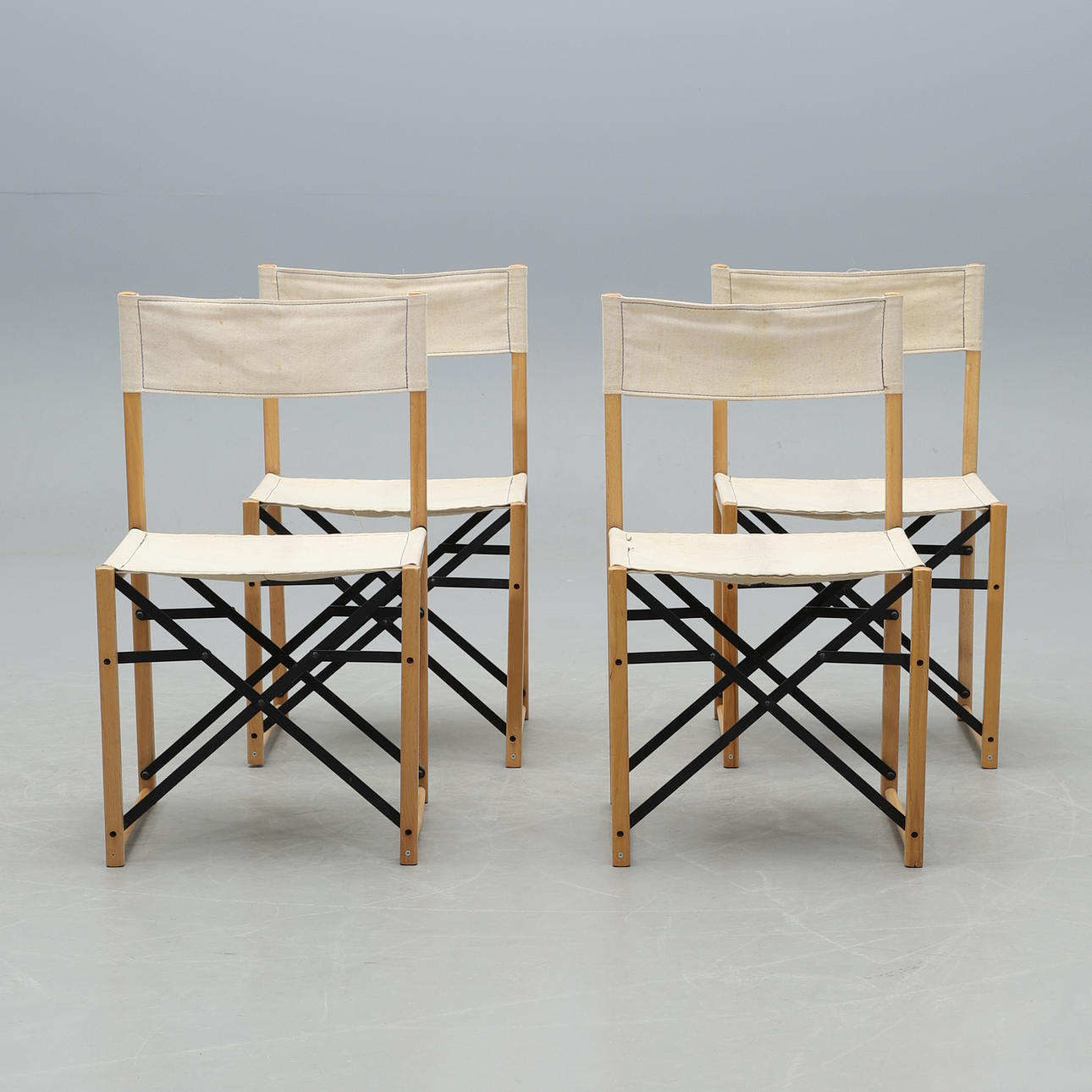 FOLDING CHAIRS, 4 pcs. Modern manufacturing.