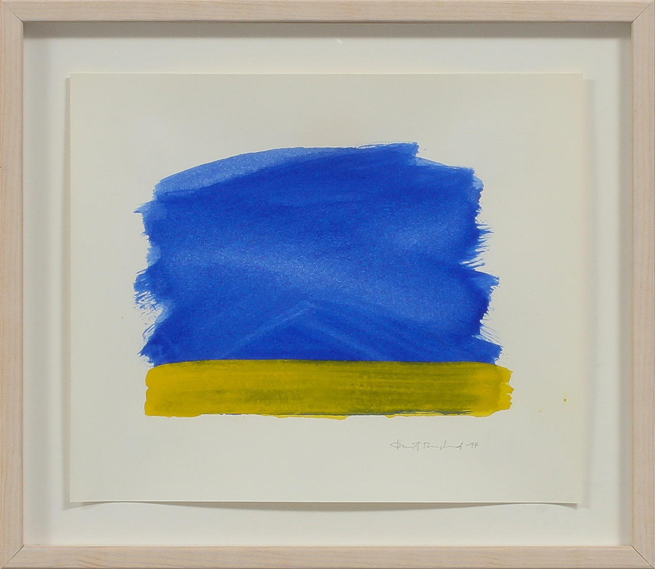 BENGT BERGLUND. akvarell på papper, signerad samt daterad 97.