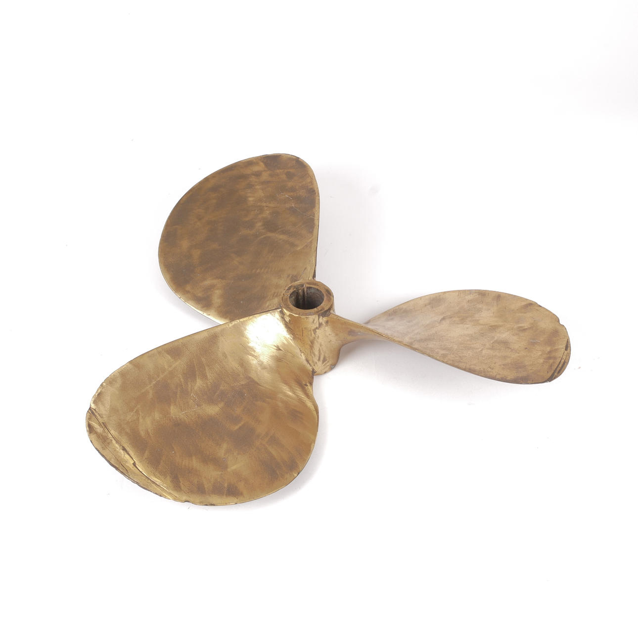 A brass propeller, Radice, 20th century.