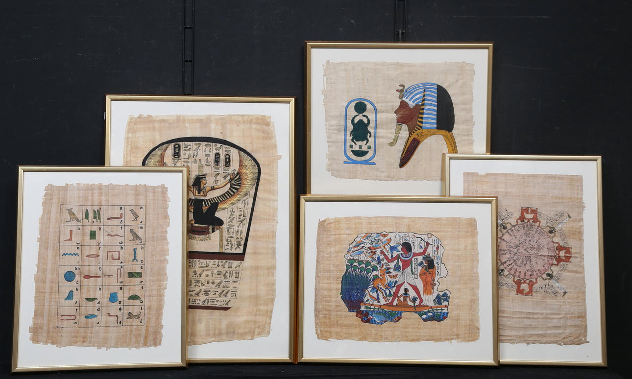 EGYPTISKA TAVLOR, 5 st.