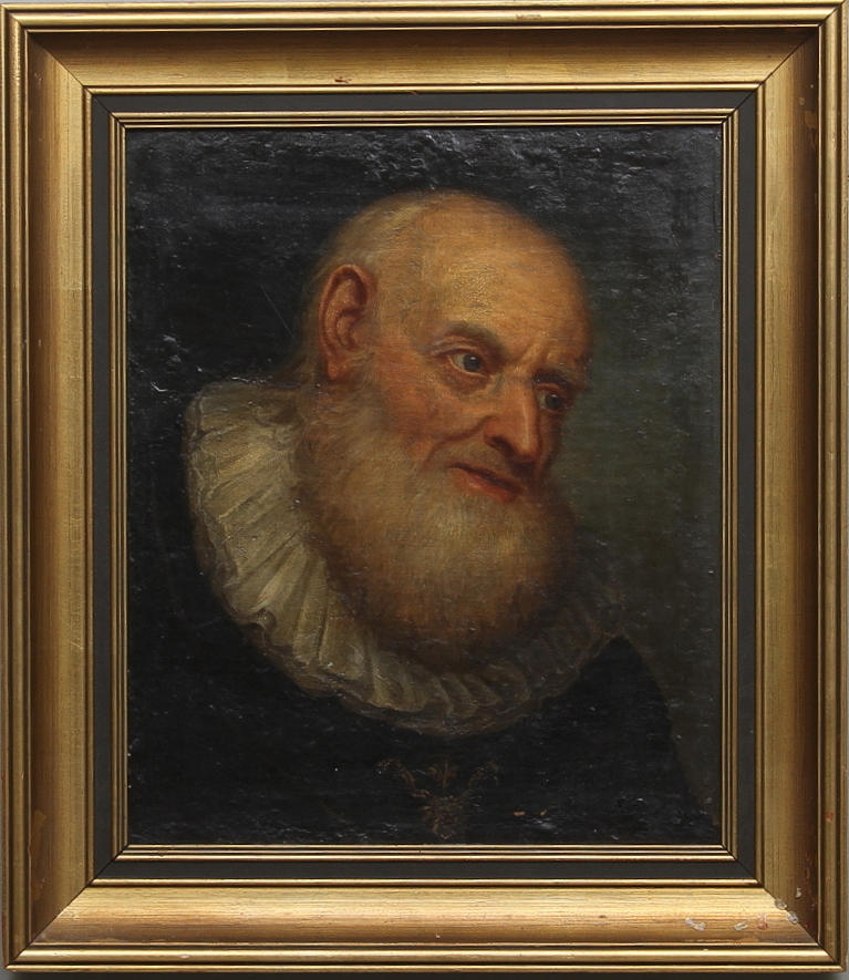 OIDENTIFIERAD KONSTNÄR. Olja på pannå, 1800-tal, osignerad.