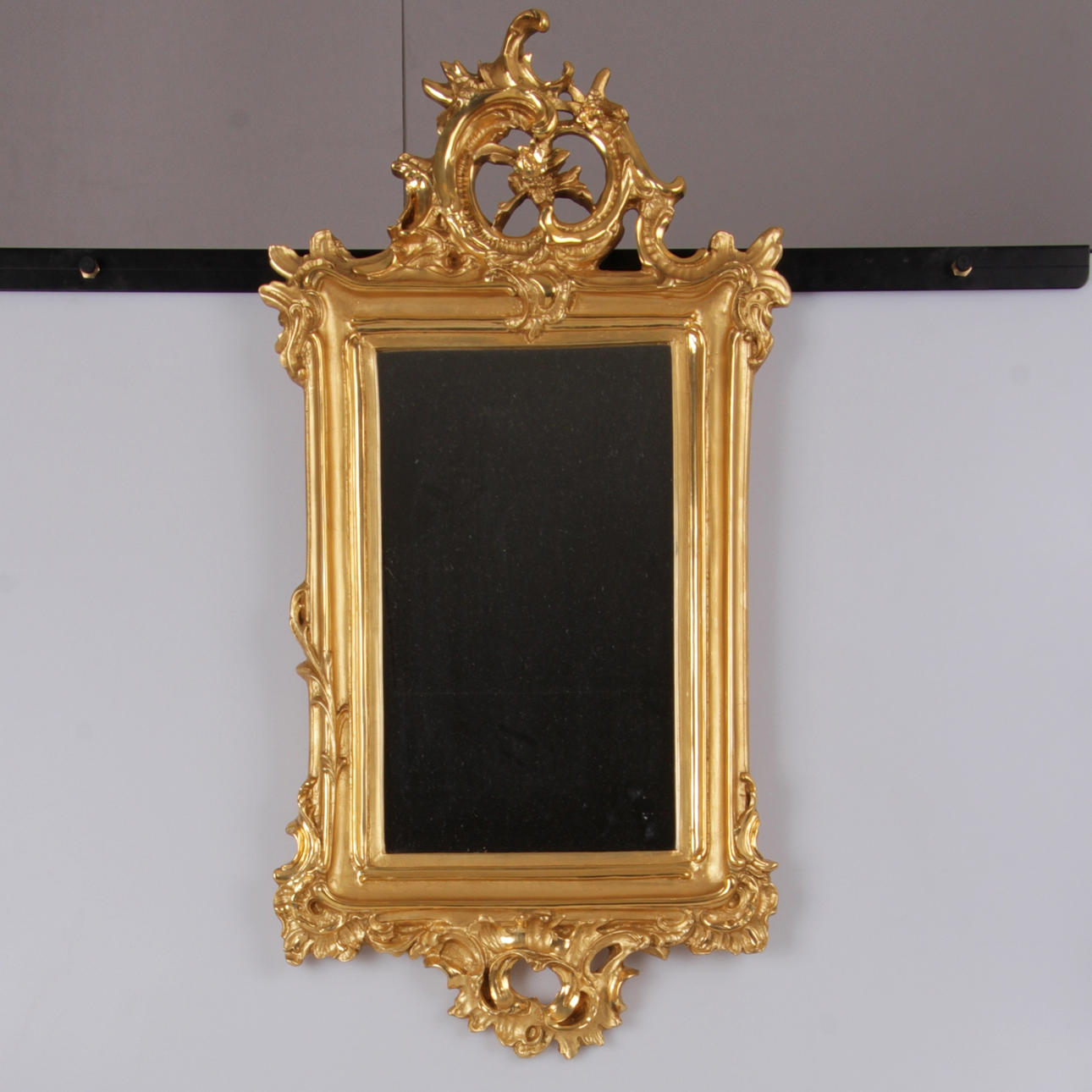 SPEGEL, förgylld, oscariansk stil, 1900-tal.