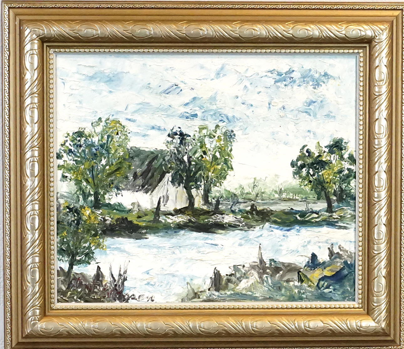 ALGOT LARSSON, oil on canvas. Signed.